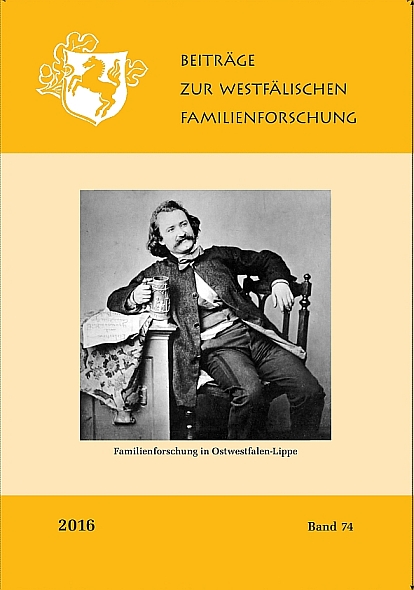 Einband Beiträge zur westfälischen Familienforschung 74