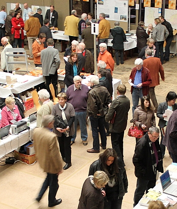 Blick in die Messehalle. Foto: Peter Schröder